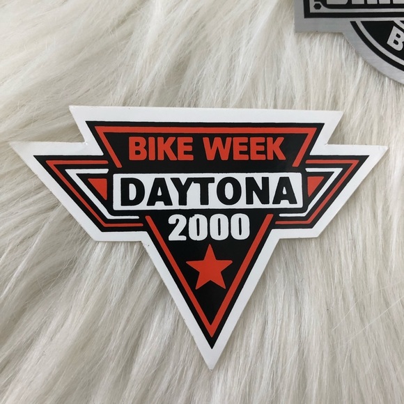 Vintage 2000 Daytona Bike Week Sticker Set - Picture 2 of 8